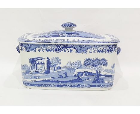 Large Spode Italian pattern tureen and cover, rounded oblong and having pair integral handles, 41cmCondition ReportThis is mo