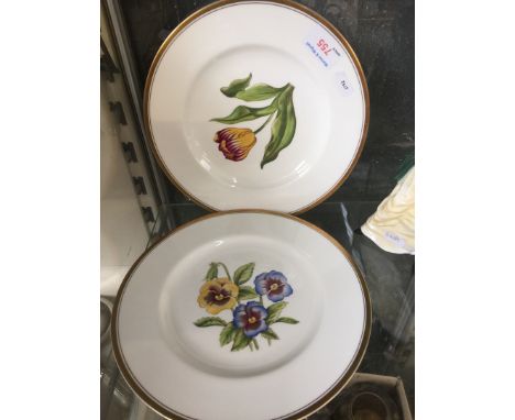 TWO ROYAL WORCESTER PLATES