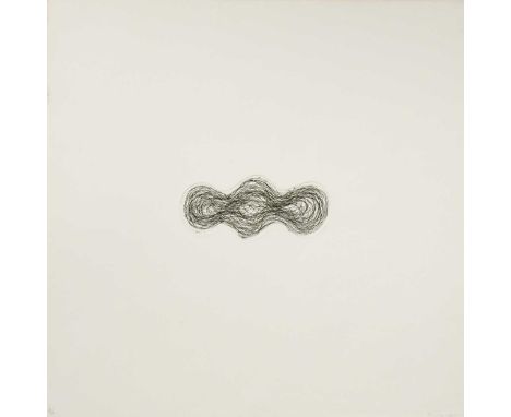 § Kim Lim (1936-1997) Untitledsigned and dated 'Kim Lim 1969' (lower right); numbered 3/10etching, unframed50 x 51cmDeckled e