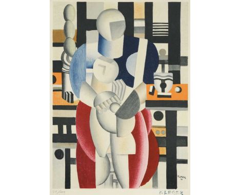 § Fernand Léger (1881-1955) Mere et enfant (woman and child) signed 'F. Leger' (lower right); numbered 82/200lithograph 36 x 