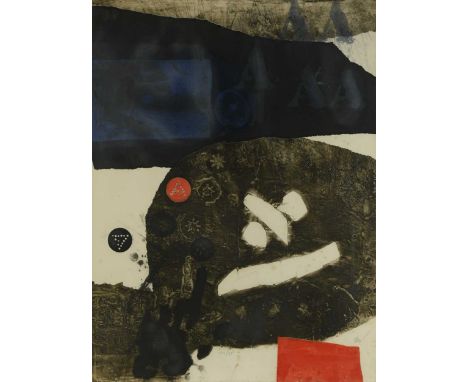 § Antoni Clavé (1913-2005) Abstract Compositionsigned 'Clave' (lower right); numbered 23/75etching printed in colours with ca