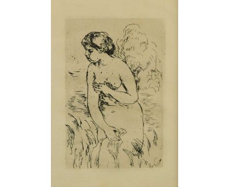 Pierre-Auguste Renoir ( 1841-1919) Baigneuse debout a mi-jambes, 1906etching20.5 x 14cm