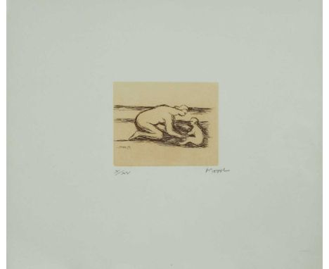 § Henry Moore OM, CH, FBA (1898-1986) Mother and Child A, 1980 (Cramer 709)signed 'Moore' (lower right); numbered X/XVetching