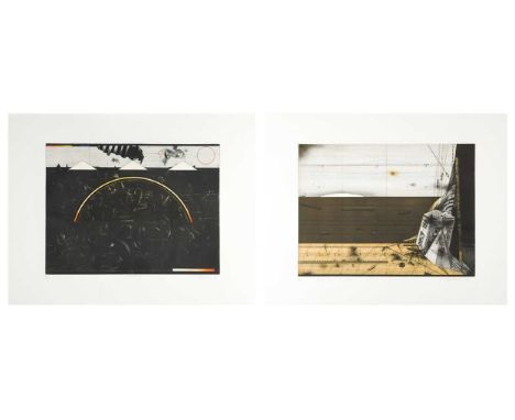 Assadour Bezdikian (1943-) Crepuscule signed and dated 'Assadour 76.' (lower right); numbered 36/60 etching and aquatint, unf