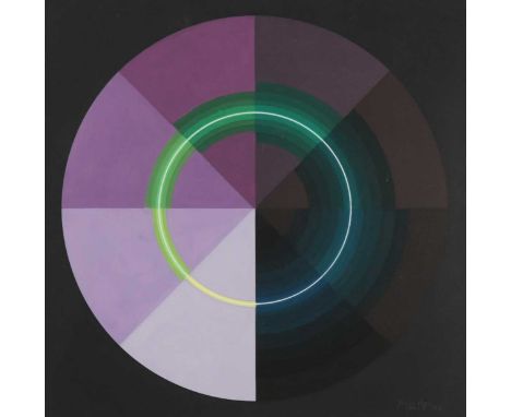 Horacio Garcia-Rossi (1929-2012) Couleur Lumieresigned and dated 'Garcia Rossi / + Pan's 96.' (lower right)gouache on card25 