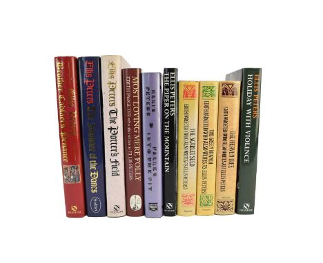 PETERS, Ellis and PARGETER, Edith. A collection of novels including Brother Cadfael and historical novels. 55 hardbacks (incl