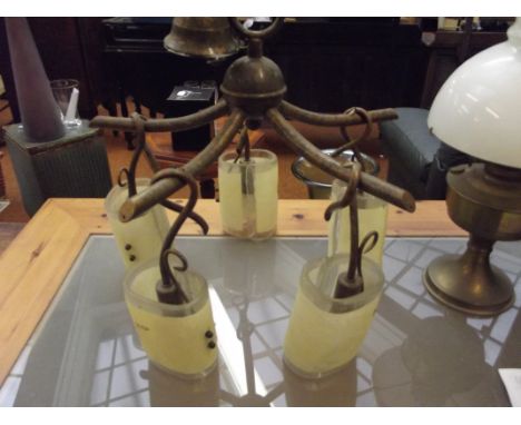 Four branch ceiling light 