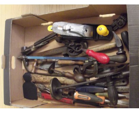 Box of vintage tools 