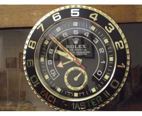 Rolex Oyster Perpetual Superlative Chronometer Yachtmaster 2 Rolex dealers wall clock