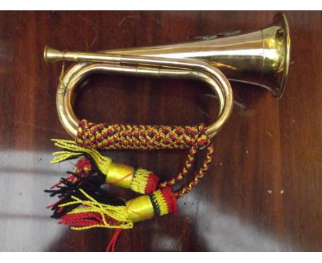 Brass army bugle