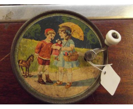 Vintage toy musical box, working 