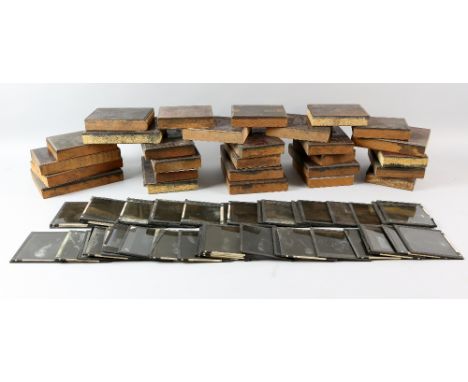 Various printers blocks and about 150 glass photographic portrait plates of gentlemen including politicians and prime ministe