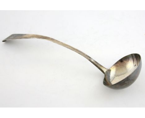 George III silver Old English pattern soup ladle, by John Lias, London, 1808, 7oz, 217g,.   