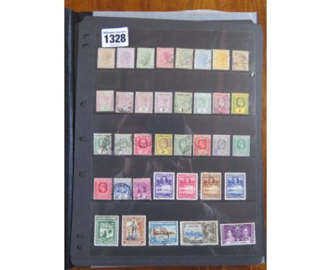 An early-mid period Commonwealth stamp collection on a number of large stock-cards with many better items including unmounted