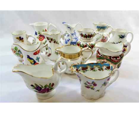 A collection of 12 Royal Worcester replica jugs from the 'Historic Jugs from the Royal Worcester Porcelain Company' collectio
