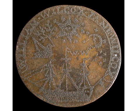 Of Australian Transportation Interest.:, recently come to light from an old coin collection. A copper Transportation token fo