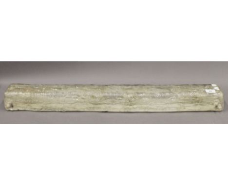 A 1970's Heals Venetian glass light. 90 cm long.