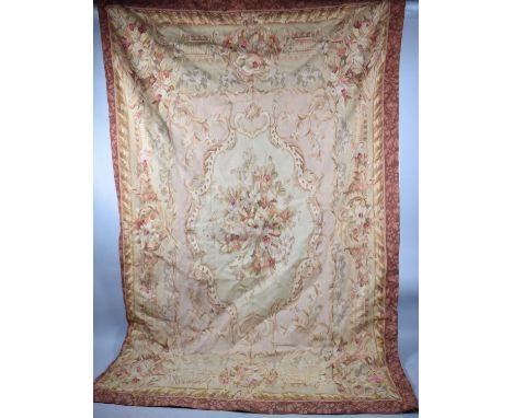A Large Italian Tapestry Wall Hanging or Throw, 265x181cm 