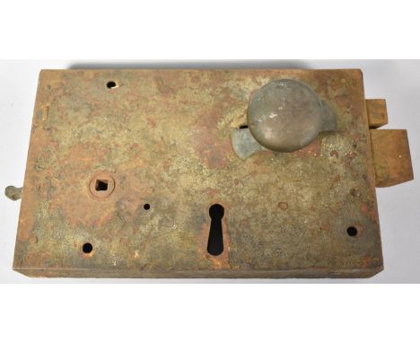 A Vintage Door Lock, 26cm x 15.5cm 