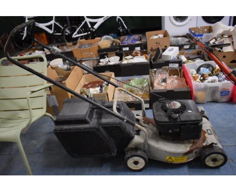 A Rotary Lawn Mower with Briggs and Stratton Petrol Engine, Spares and Repairs only 