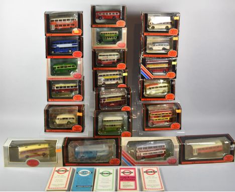 A Collection of E.F.E 1:76 Scale Diecast Buses