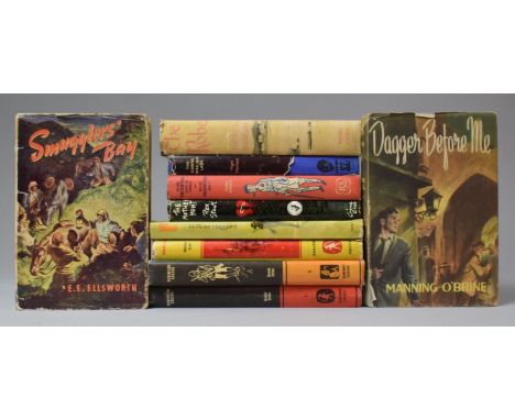 A Collection of Ten Various Vintage Published Novels to include Danger Before Me By Manning O'Brine, Smugglers Day by T E Els