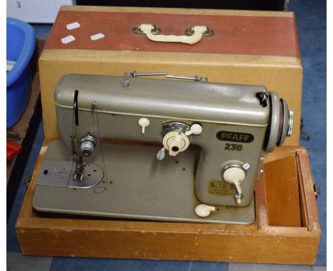 A Vintage Pfaff 230 Electric Sewing Machine, Spares and Repairs, no Power Lead or Foot Pedal 
