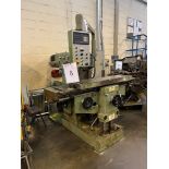 Europa type Centurian CU-6 ram type milling machine c/w Newall DRO Serial no. 99090185 Year -1999
