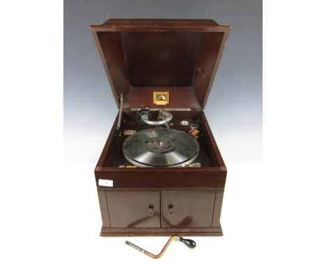 A vintage HMV gramophone
