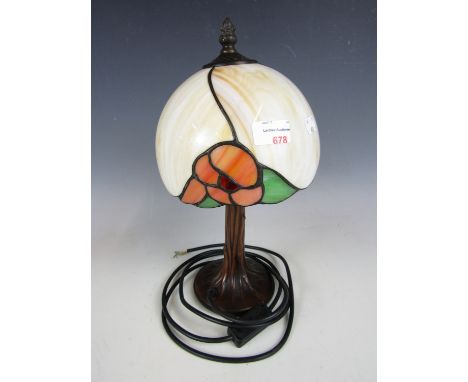 A Tiffany style table lamp