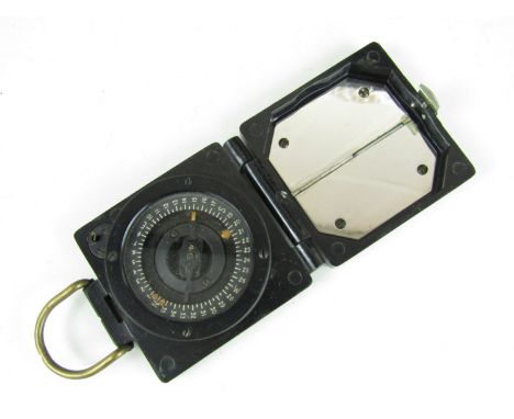 A Second World War British Army No 1 magnetic marching compass