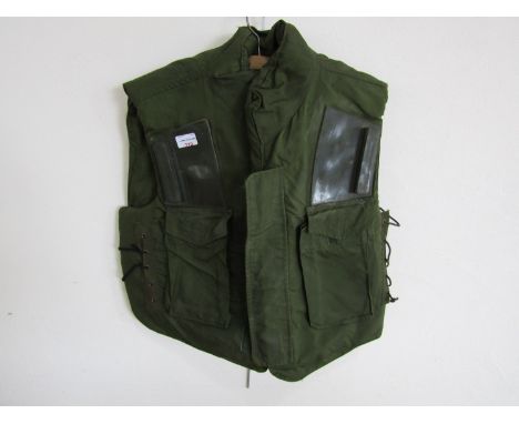 A post-War British Army flak jacket