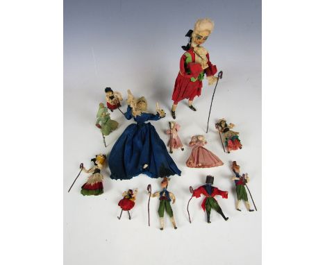 A selection of vintage Grecon style dolls