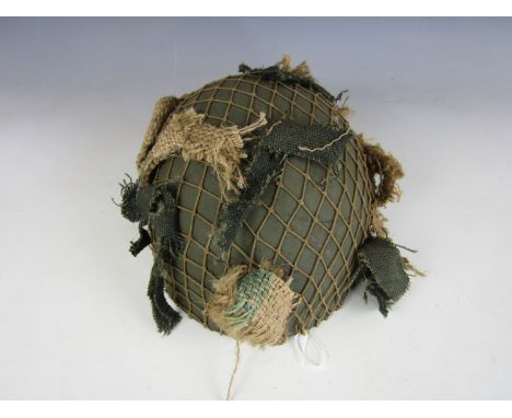 A post-War British Army AFV crewman's steel helmet