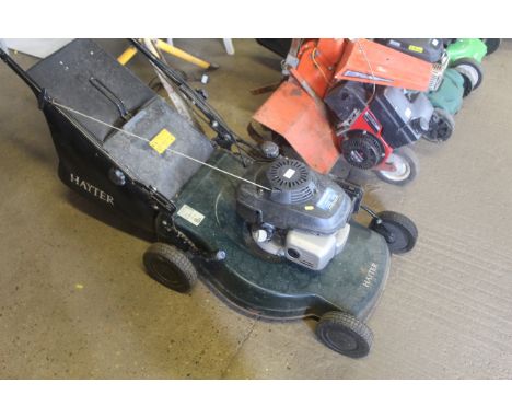 A Hayter Motif 53 self propelled rotary garden lawn mower with Honda GCV160 5.5 petrol engine