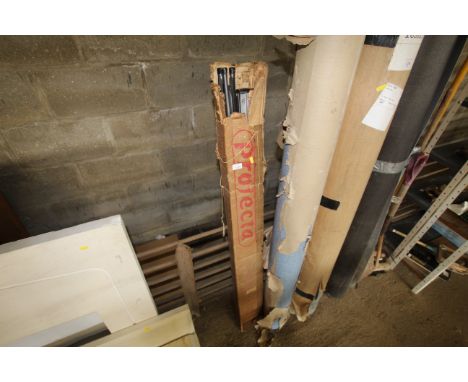 A Projecta projector screen in original box