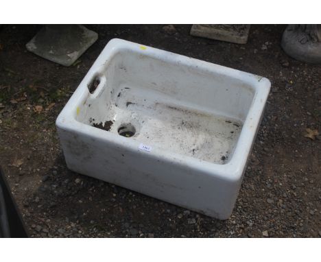 A Twyfords butler style ceramic sink