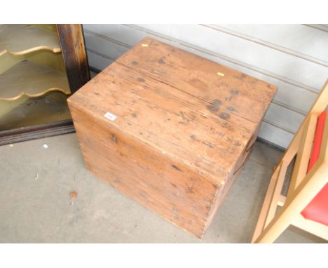 A stripped pine trunk