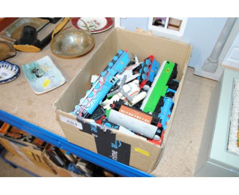 A quantity of Ertl and other Thomas the Tank Engine model trains and vehicles 