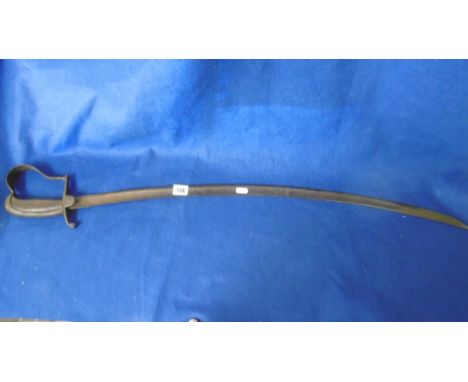 A LATE 18TH OR EARLY 19TH CENTURY BRITISH LIGHT CAVALRY SABRE, MISSING ITS SCABBARD