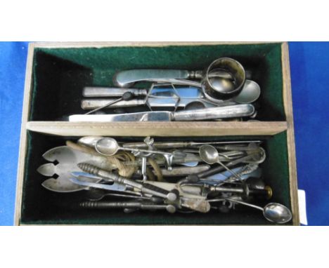 A QUANTITY OF FLATWARE PLUS SILVER NAPKIN RING