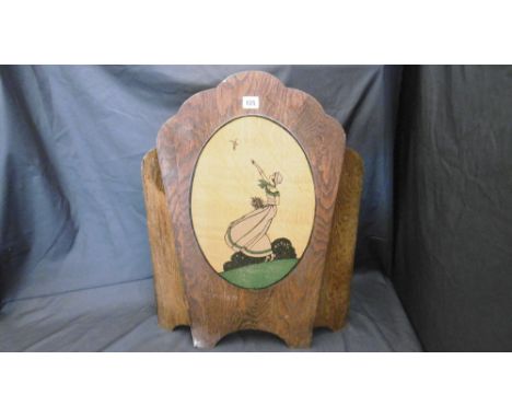 A 1930'S FIRE SCREEN