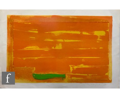 John Hoyland, RA (1934–2011) - 'For John Constable, 1976', lithograph with acrylic, signed and dated '76, numbered 47/100, un