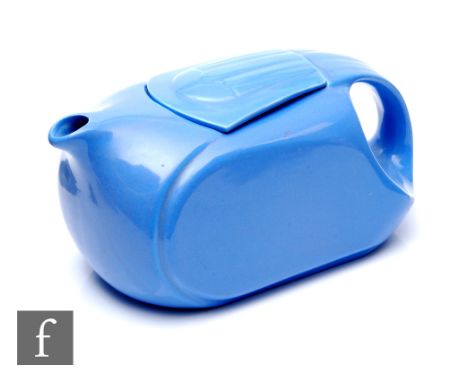 Hall China Co. for Westinghouse - A 1930s American Refrigerator Ware Phoenix design water pitcher (or teapot) of streamlined 