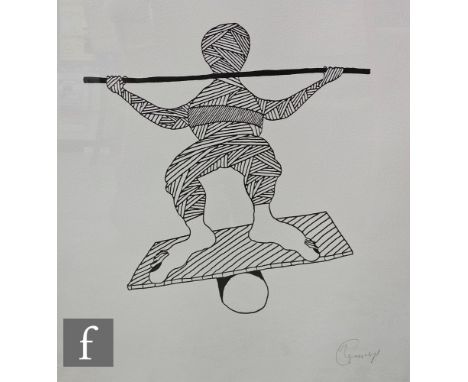 Sir William 'Billy' Connolly CBE (Born 1942) - 'Marshall Art', giclee print on paper, signed in pencil and numbered 41/295, p