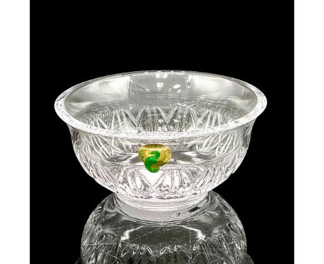 Distinct, elegant cut design on this crystal bowl. Waterford acid mark and sticker. 1061760. This item has its original box: 