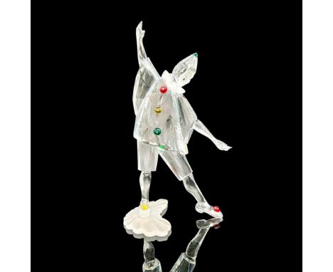 Annual edition lead crystal, part of the Masquerade trilogy and is made with colored crystal buttons and frosted crystal base