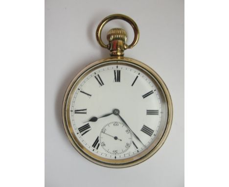 A gold-plated Dennison cased pocket watch