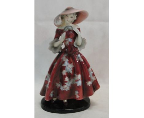 A Goldscheider figure of a lady (A/F)