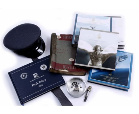 A BENTLEY S TYPE SILVER CLOUD WORKSHOP MANUAL, a Rolls Royce Enthusiasts Club 2013 year book, four further Rolls Royce books,